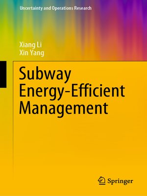 cover image of Subway Energy-Efficient Management